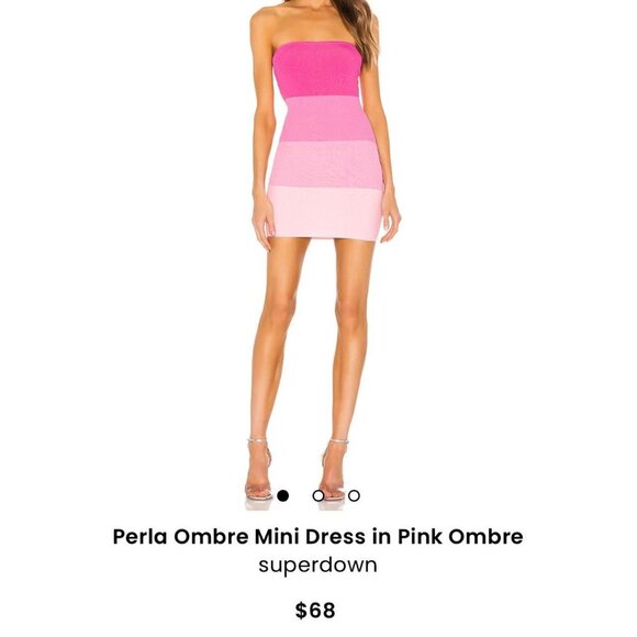 Pink Superdown Revolve Bodycon Mini - Picture 6 of 6